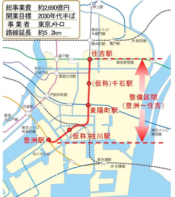 東京メトロ有楽町線延伸（豊住線）