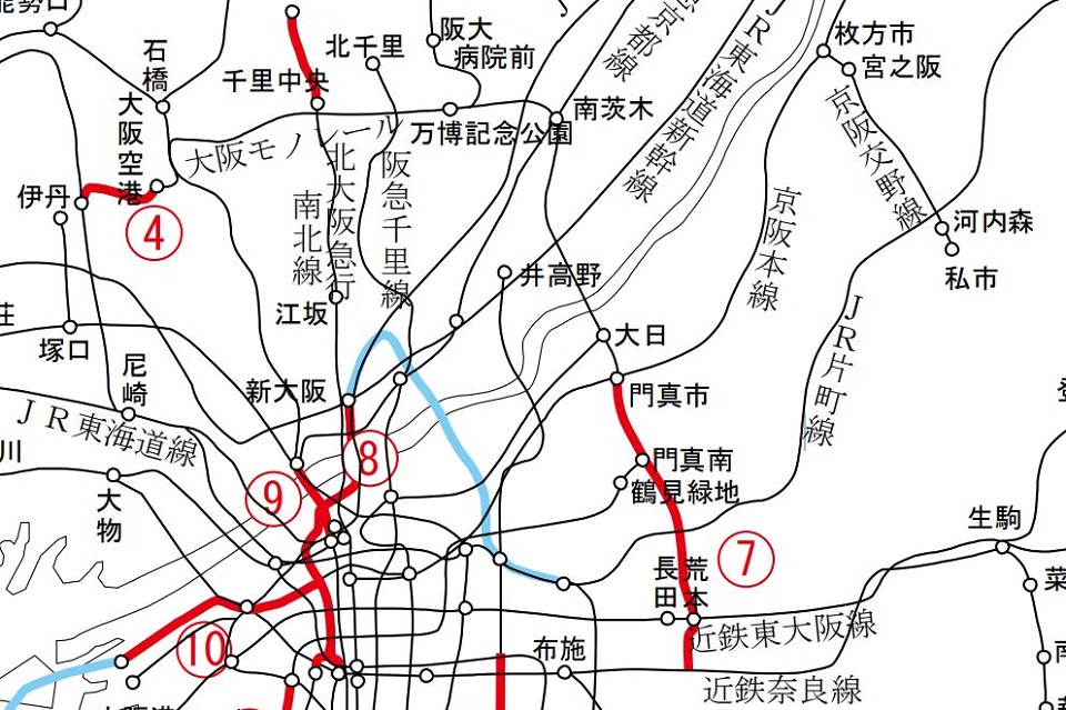 近畿地方交通審議会答申第8号大阪モノレール