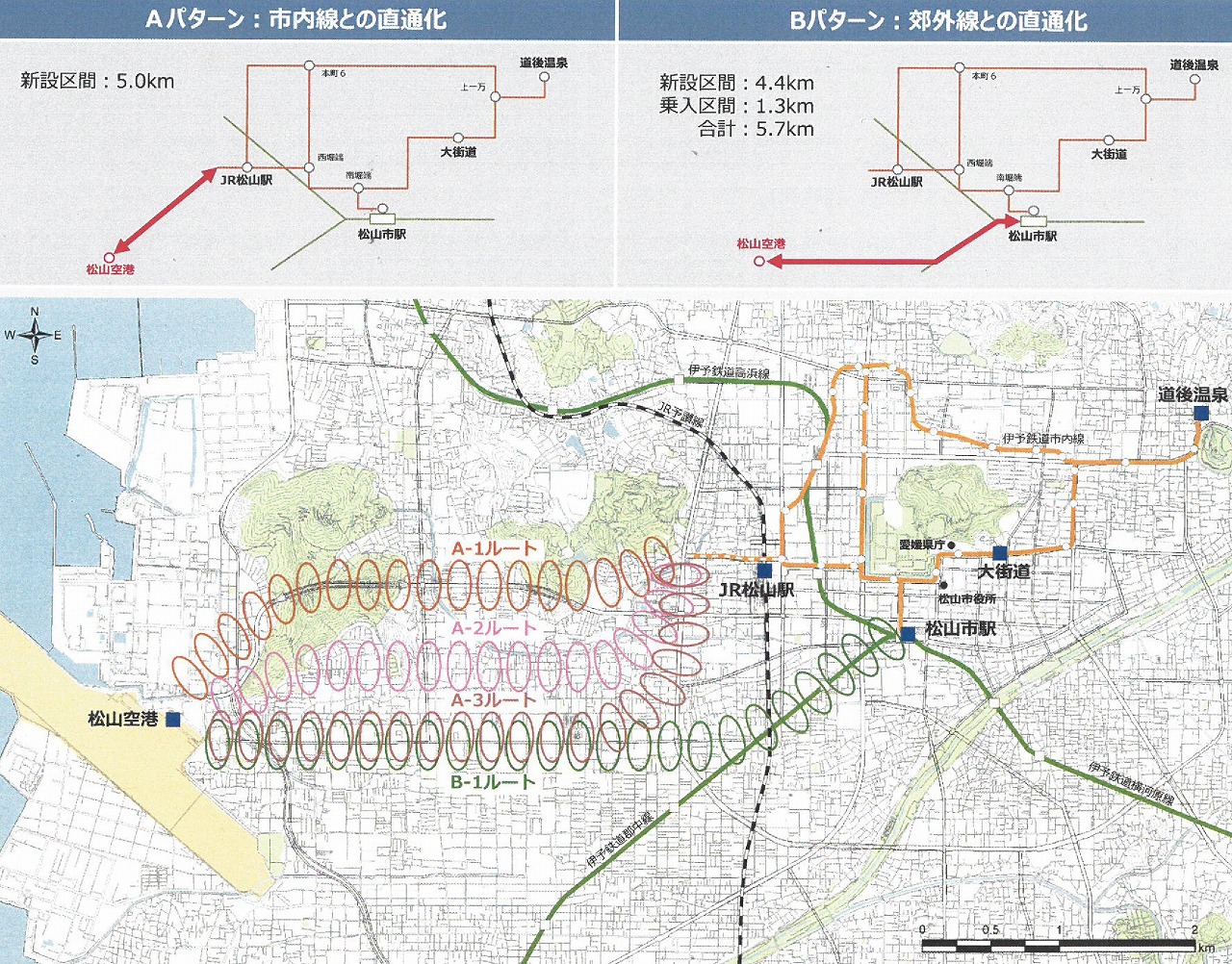 伊予鉄道松山市内線延伸