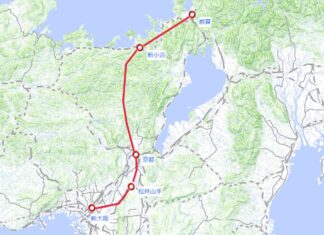 北陸新幹線新大阪延伸 北陸新幹線新大阪延伸地図