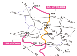 多摩都市モノレール延伸 多摩モノレール延伸計画