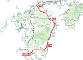 東九州新幹線 東九州新幹線ルート図