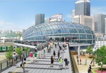 大阪メトロ中央線森之宮検車場側線旅客化 森之宮新駅