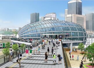 大阪メトロ中央線森之宮検車場側線旅客化 森之宮新駅