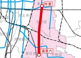 大阪メトロ今里筋線延伸 大阪メトロ今里筋線