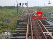厚真川橋梁　軌道変位