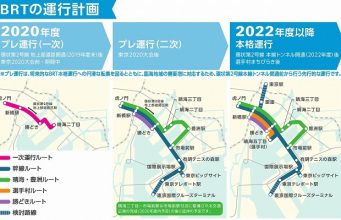 臨海BRT路線図