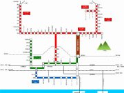 北神急行路線図