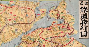 昭和33年北海道鉄道地図