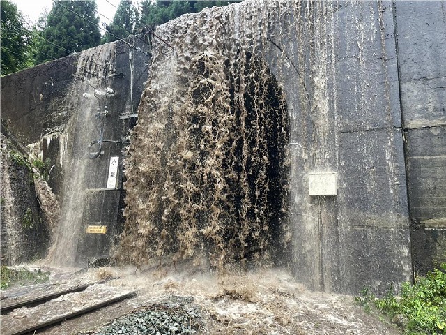 IGRトンネル浸水