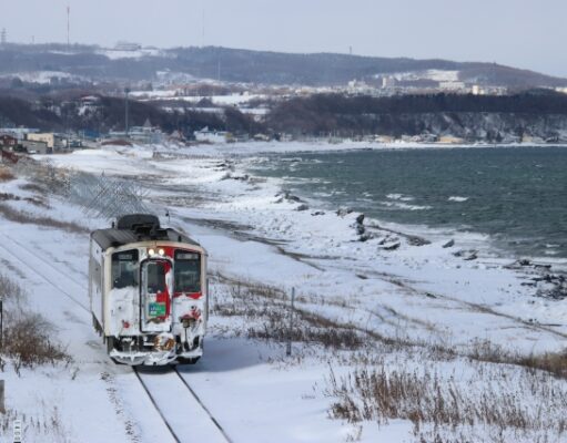 冬の釧網線