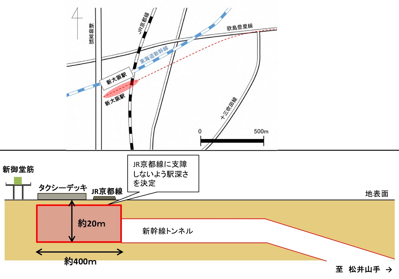 北陸新幹線新大阪駅