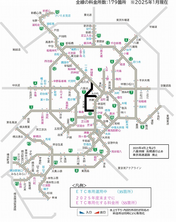 首都高速出入口ETC化