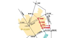 埼玉高速鉄道延伸地図