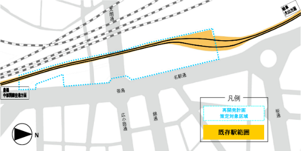 名鉄名古屋駅移設