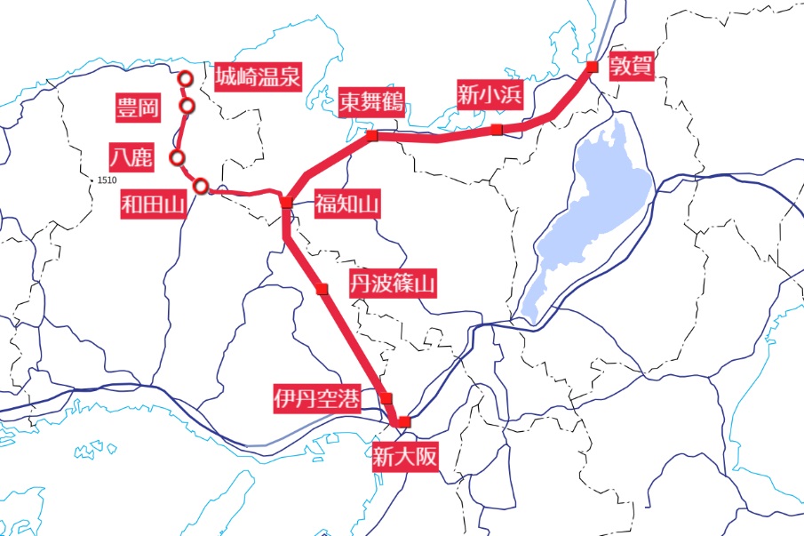 北陸新幹線舞鶴・福知山ルート