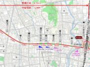 宇都宮LRT西側延伸路線図