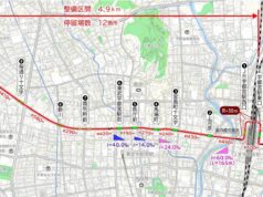 宇都宮LRT西側延伸路線図
