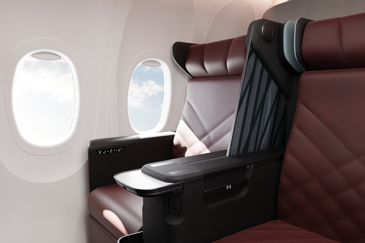 JALの737-8ファーストクラス