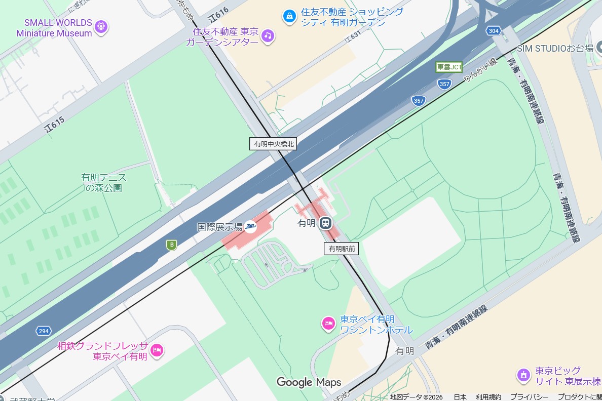 臨海地下鉄有明マップ