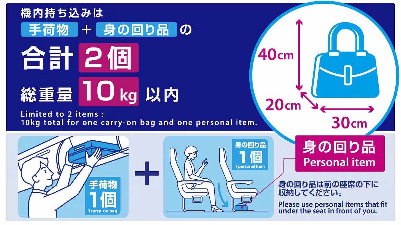 ANA機内持ち込み