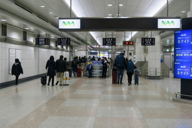 空港第2ビル駅検査台