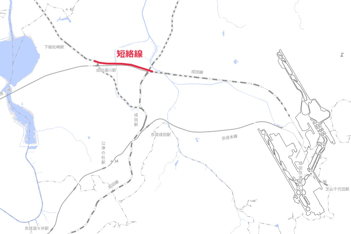 成田湯川短絡線