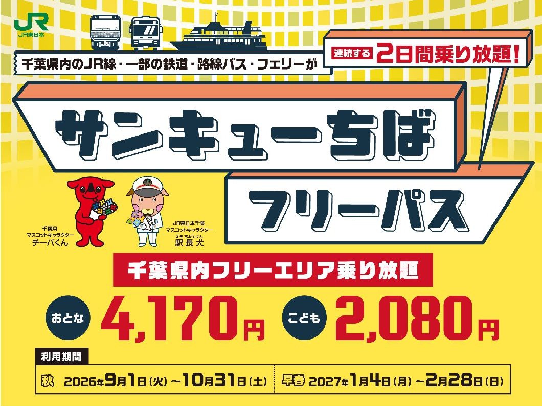 サンキューちばフリーパス2026