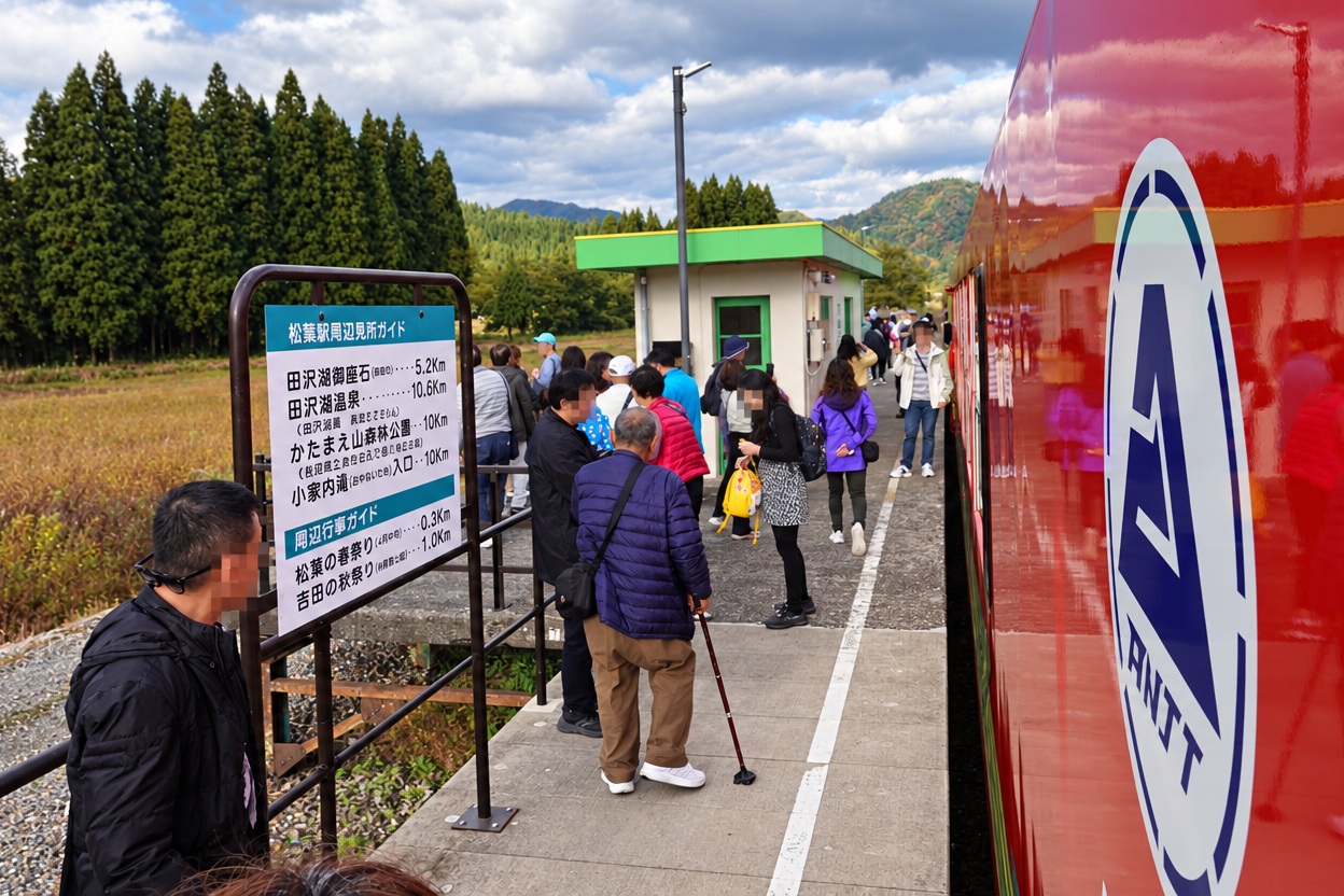 秋田内陸縦貫鉄道松葉駅