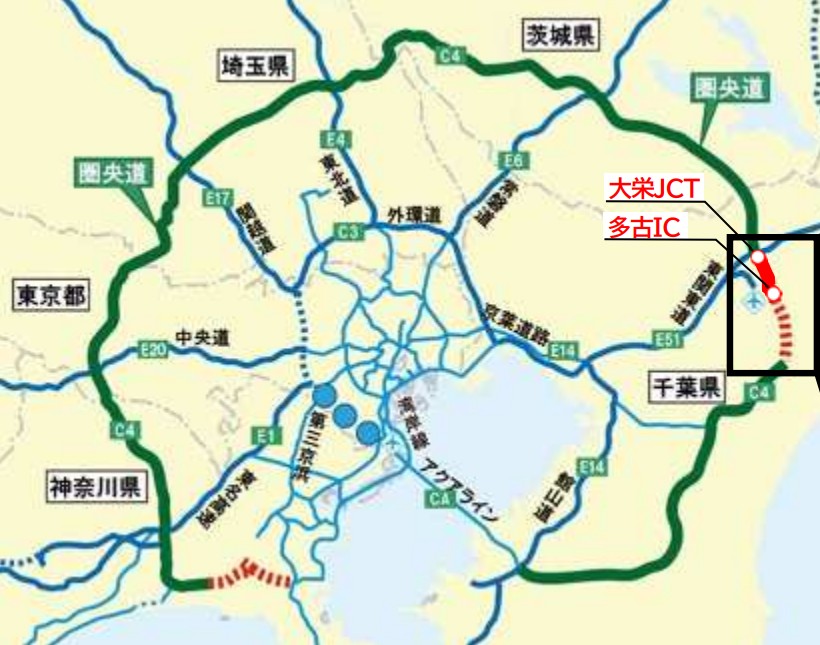 圏央道広域地図