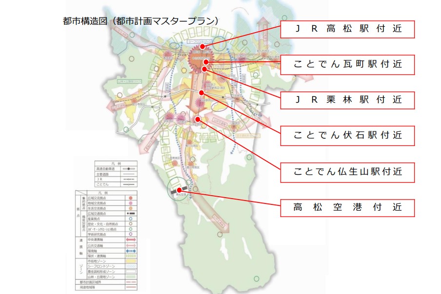 新幹線高松駅候補地