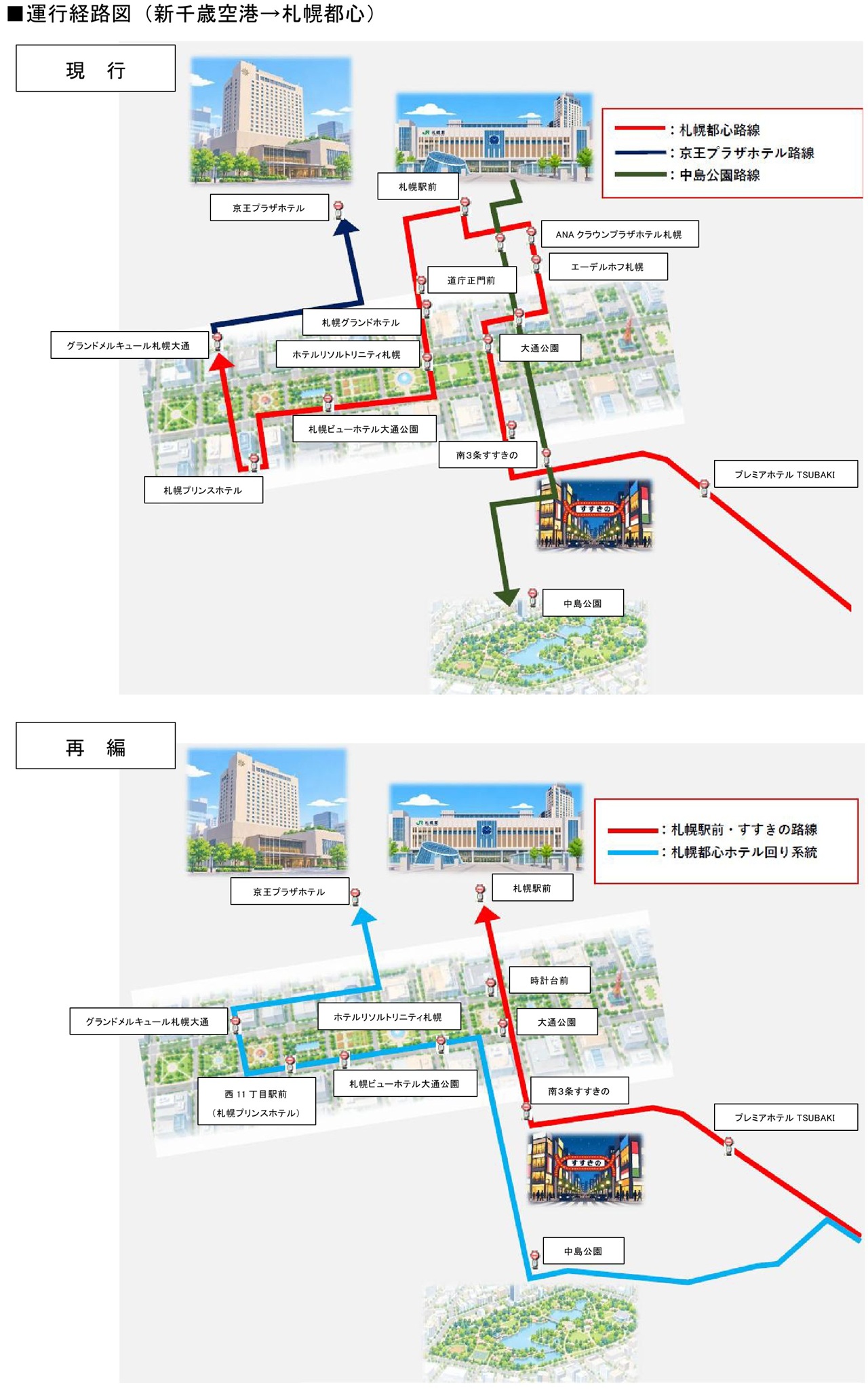 新千歳空港バス再編