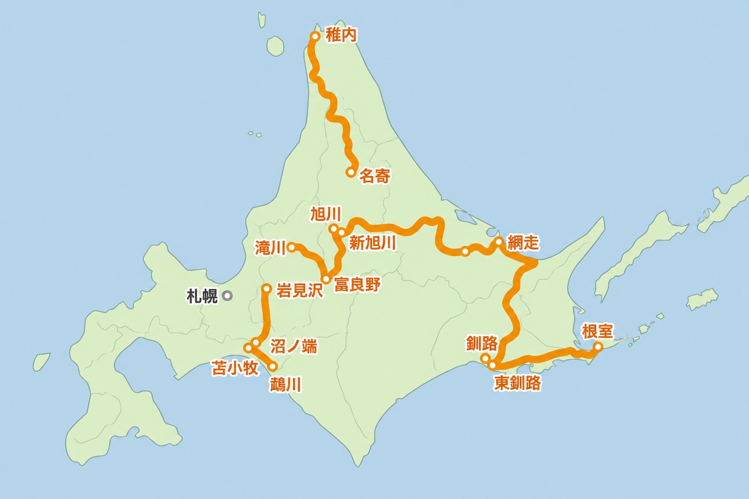 JR北海道黄線区