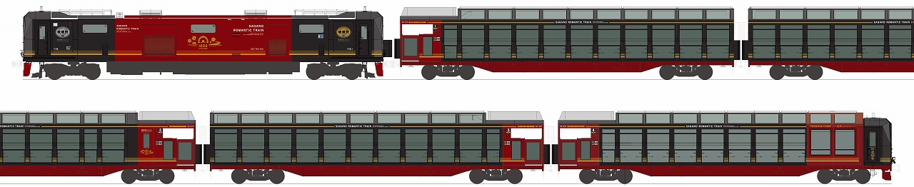嵯峨野トロッコ列車新型車両